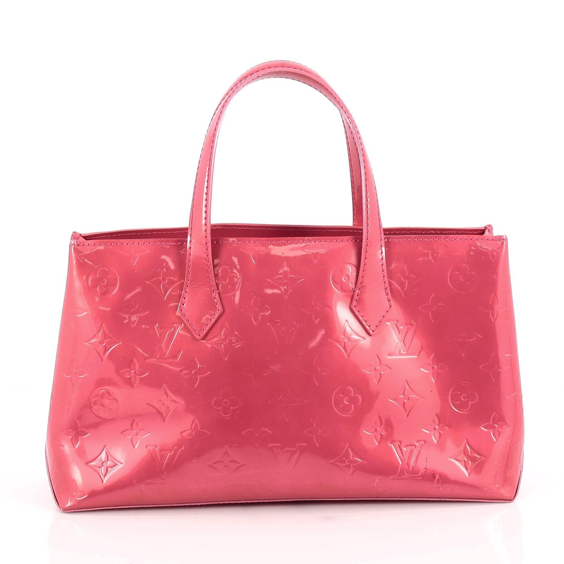 Women's or Men's Louis Vuitton Monogram Vernis PM Wilshire Handbag 
