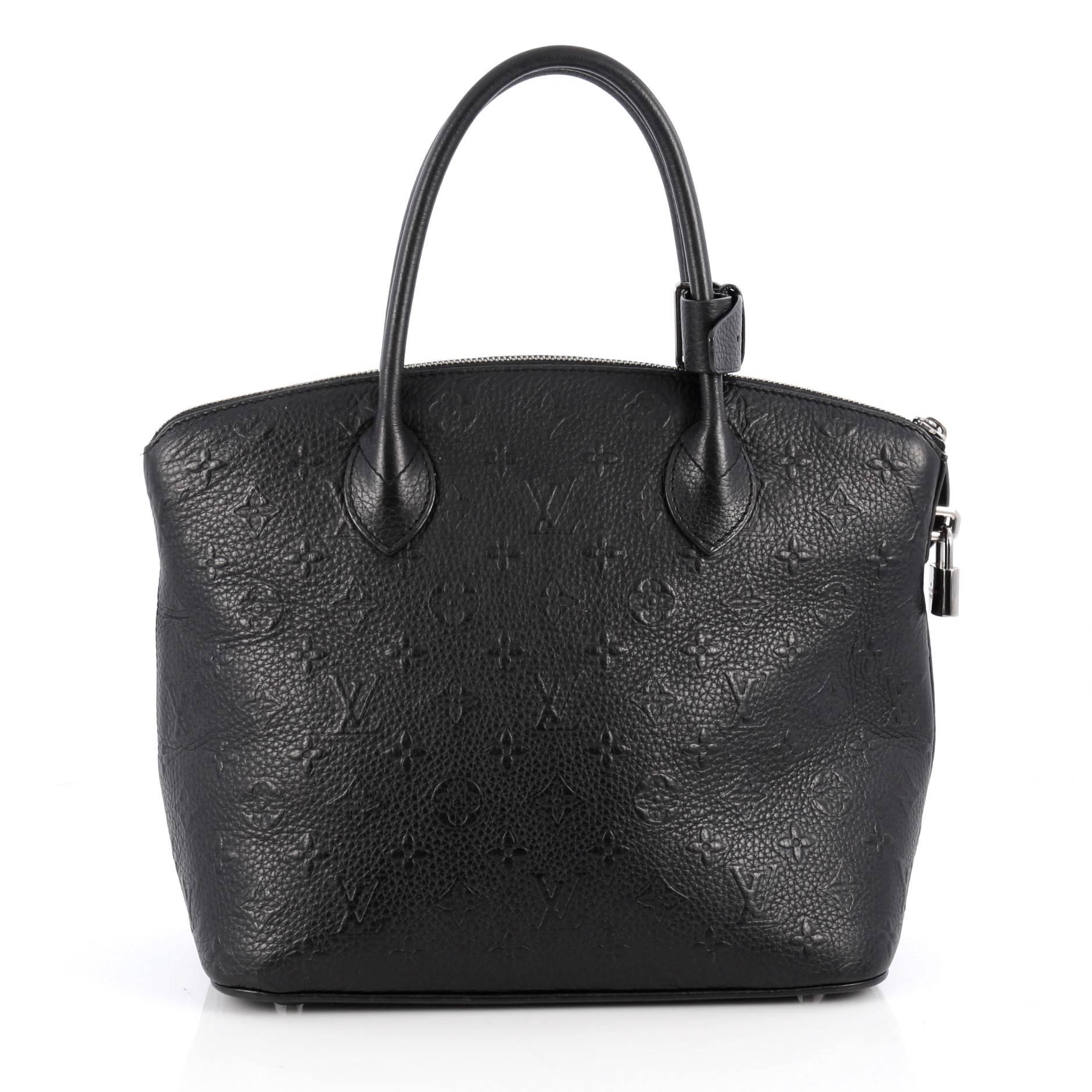Black Louis Vuitton Lockit Handbag Revelation