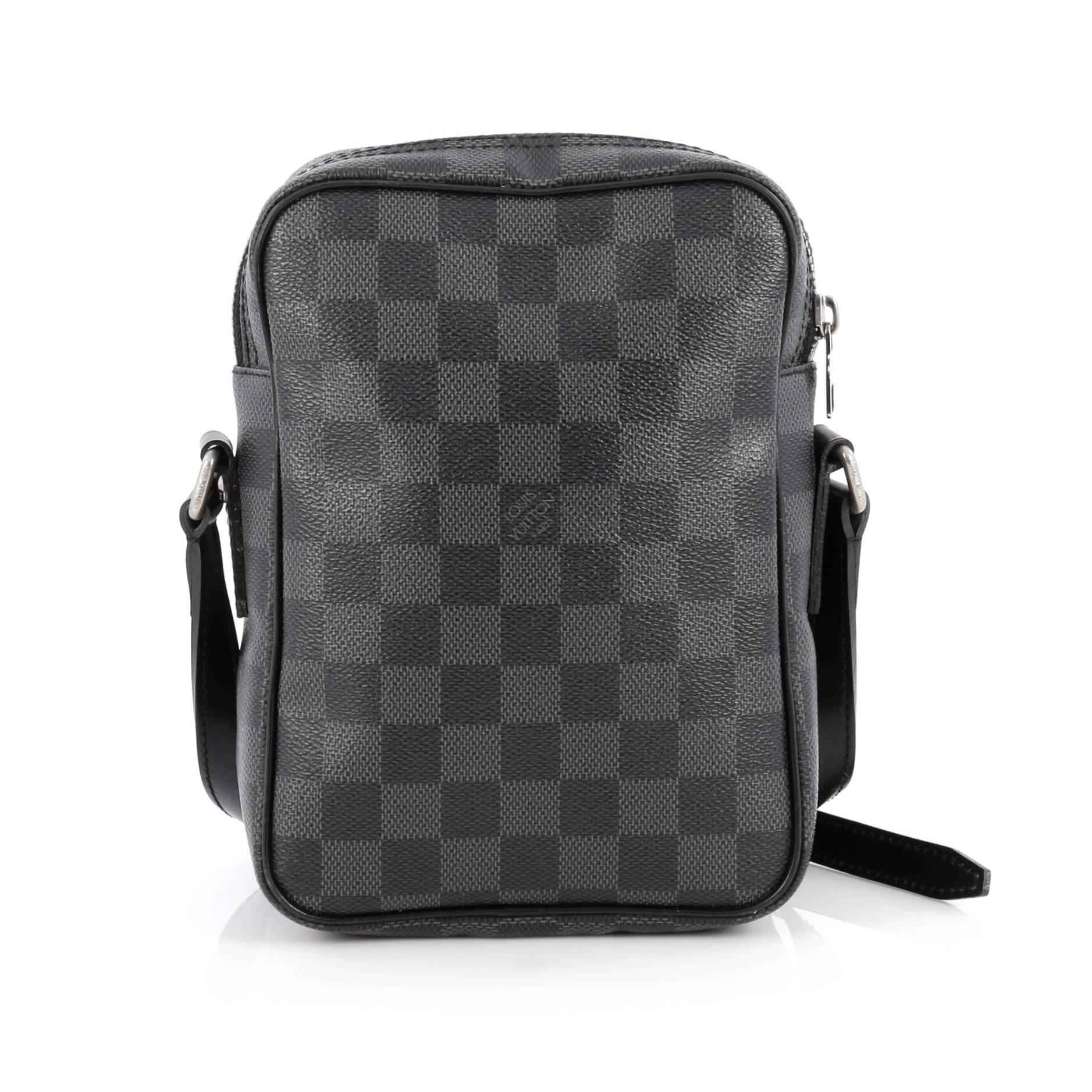 Louis Vuitton Rem Bag Damier Graphite In Good Condition In NY, NY