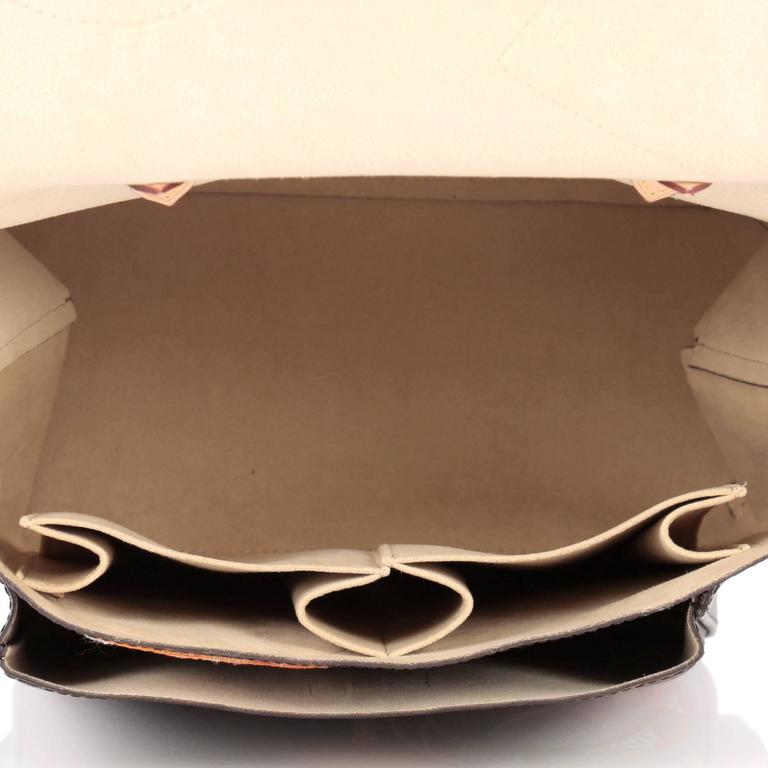 Louis Vuitton - Brown Monogram Print Convertible Messenger Bag w/ Cindy Sherman Patches