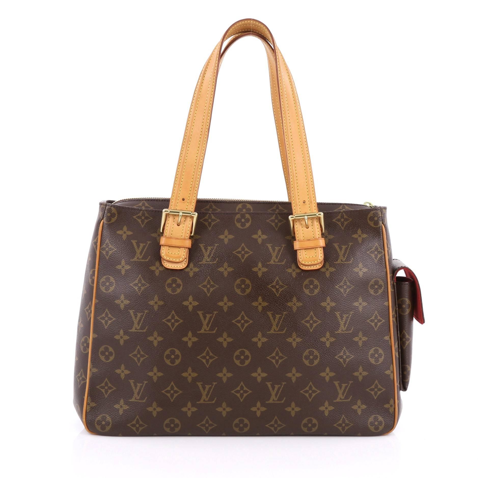 Louis Vuitton Multipli Cite Handbag Monogram Canvas In Good Condition In NY, NY