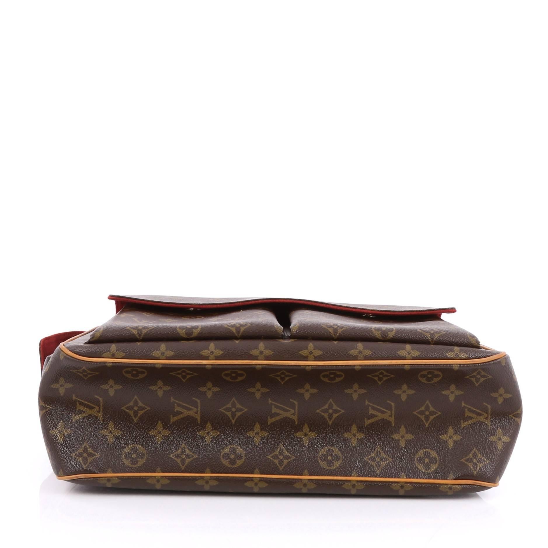 Women's or Men's Louis Vuitton Multipli Cite Handbag Monogram Canvas