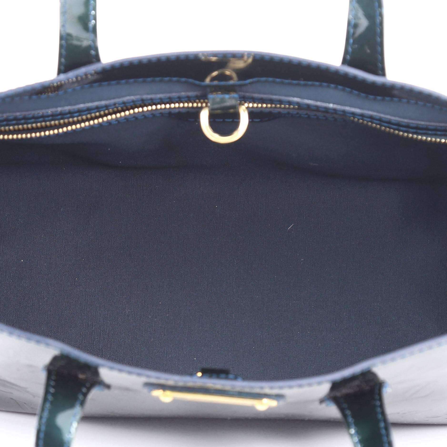 Louis Vuitton Wilshire Handbag Monogram Vernis PM  1