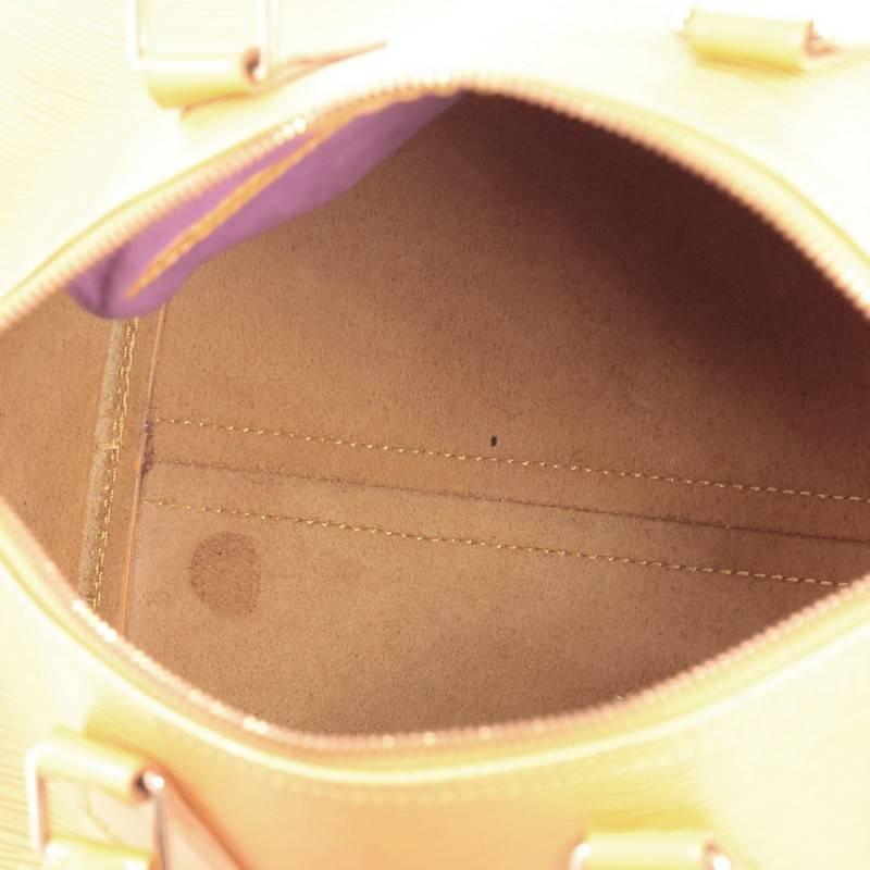 Louis Vuitton Speedy Handbag Epi Leather 25 2