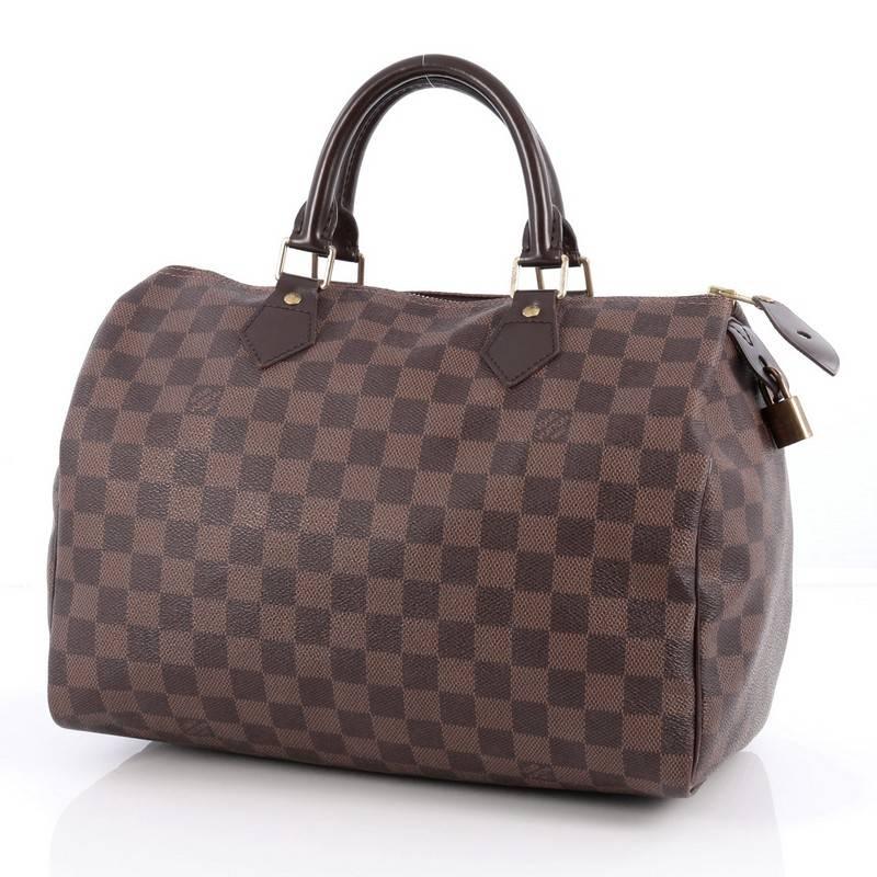 Louis Vuitton  Speedy Handbag Damier 30 In Good Condition In NY, NY