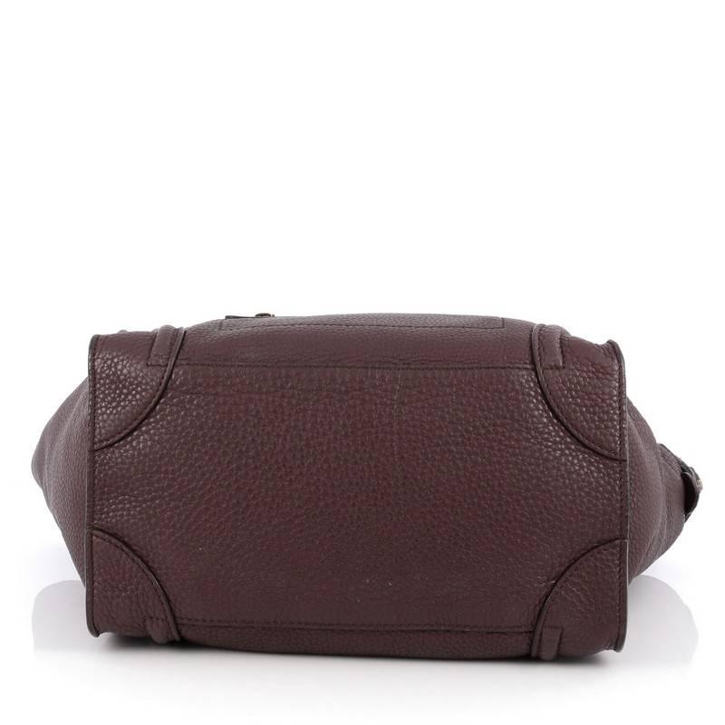Women's or Men's  Celine Luggage Handbag Grainy Leather Mini