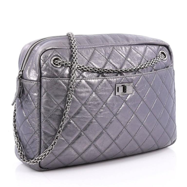 Chanel Reissue Camera Bag Quilted Aged Calfskin Large at 1stDibs