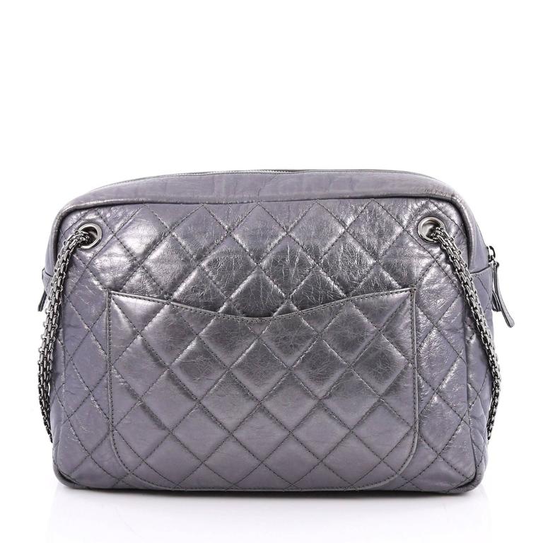 Chanel Reissue Camera Bag Quilted Aged Calfskin Large at 1stDibs