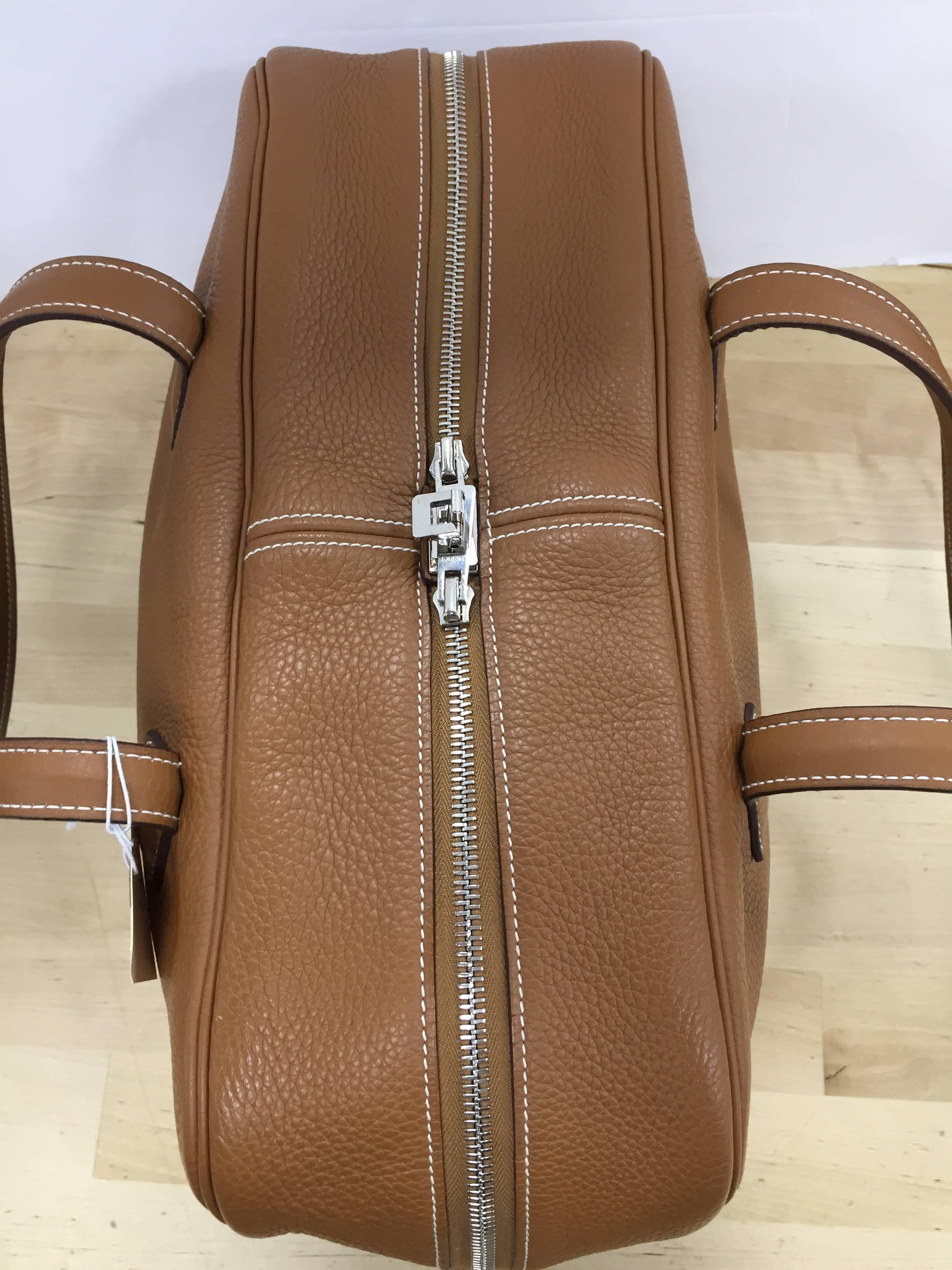 Hermes Victoria II Handbag Clemence 35 5