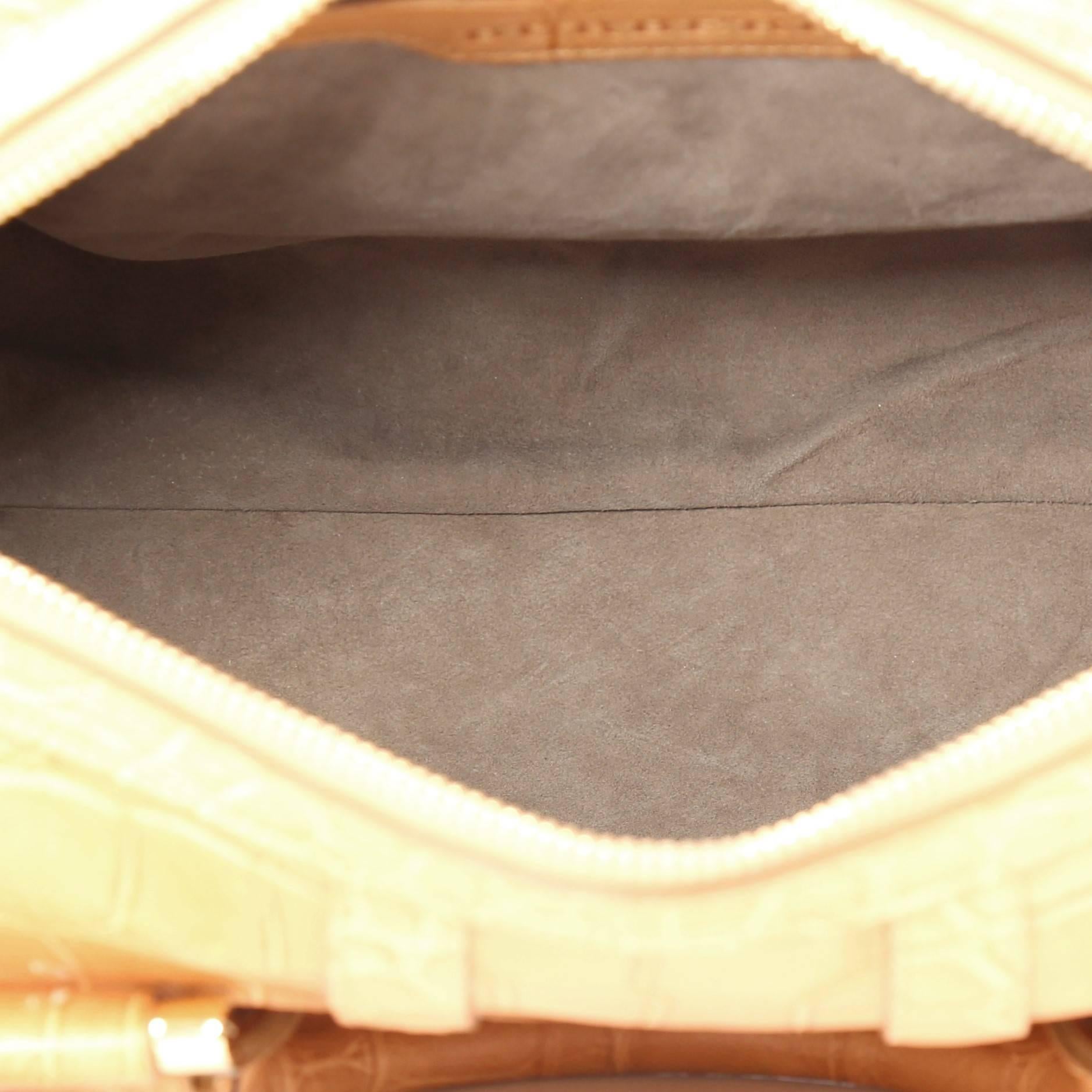 Women's Burberry Nevinson Bowling Bag Alligator Medium
