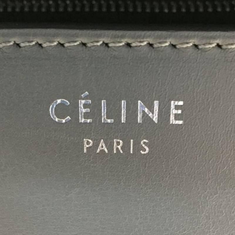 Celine Box Bag Smooth Leather Medium In Good Condition In NY, NY