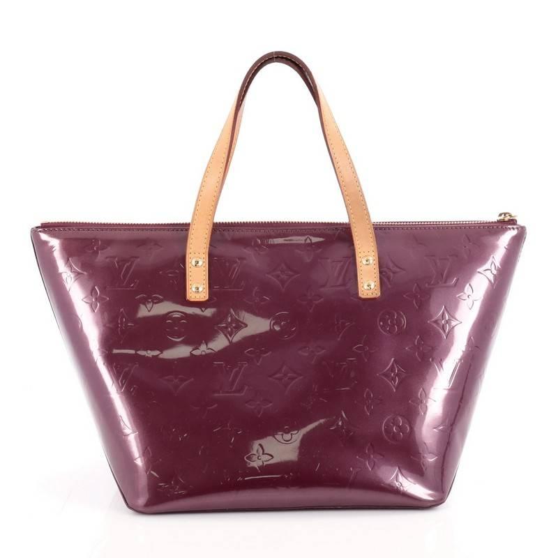  Louis Vuitton Bellevue Handbag Monogram Vernis PM In Good Condition In NY, NY