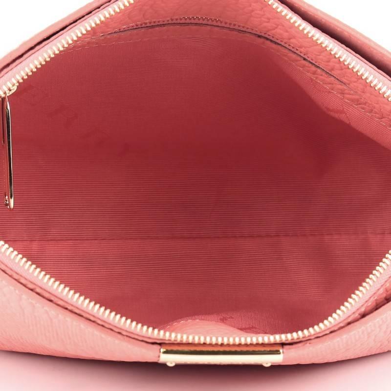 Burberry Chichester Crossbody Bag Embossed Check Leather Small 1