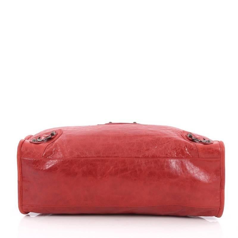 Women's or Men's  Balenciaga City Classic Studs Handbag Leather Medium