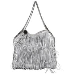 Stella McCartney Falabella Fringe Tote Faux Leather Small