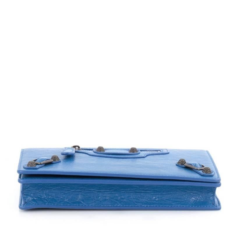 Balenciaga Giant Studs Wallet on Chain Leather Small 1