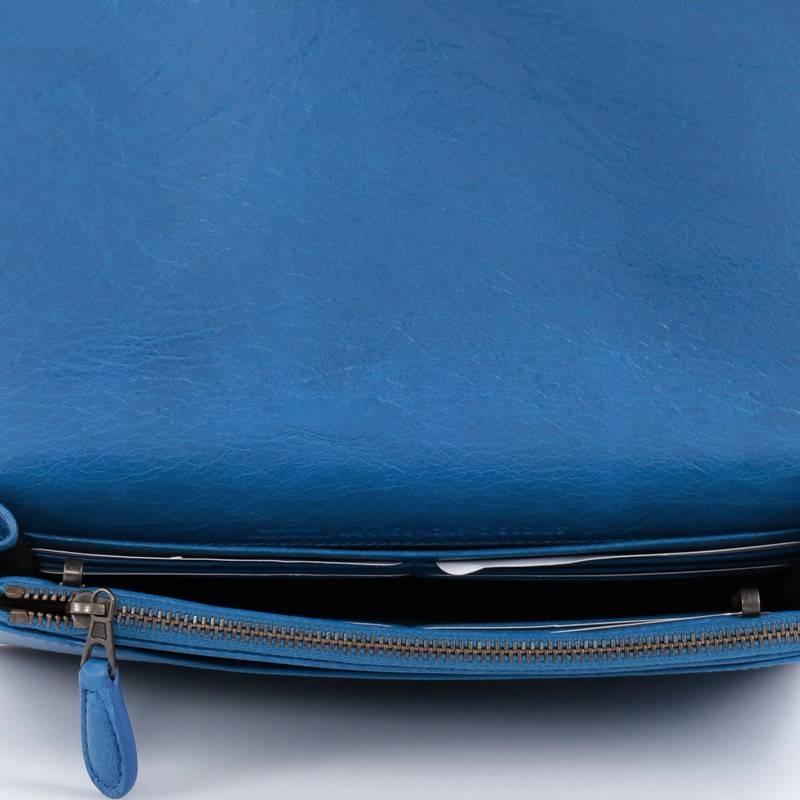 Balenciaga Giant Studs Wallet on Chain Leather Small 2