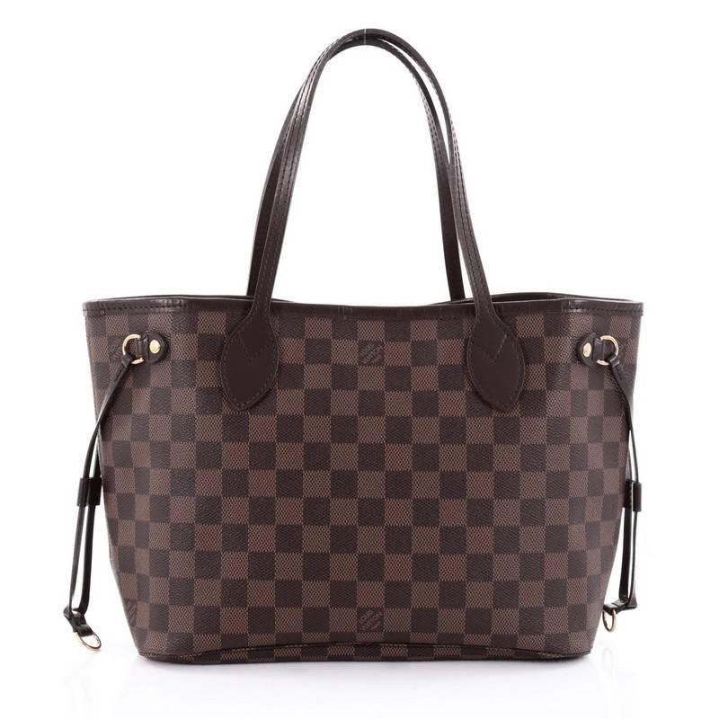 Women's Louis Vuitton Neverfull NM Tote Damier PM