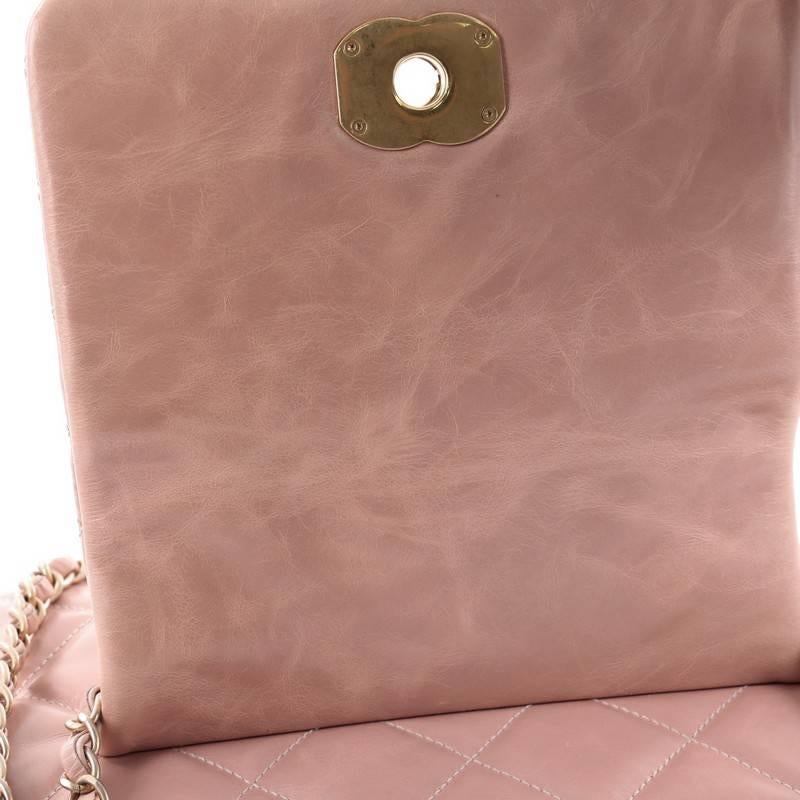 Chanel Mix Accordion CC Flap Bag Quilted Glazed Calfskin Medium 3