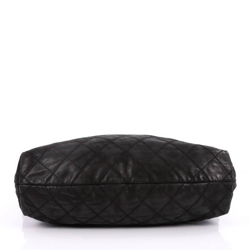 Chanel Coco Daily Hobo Quilted Iridescent Calfskin Large 1