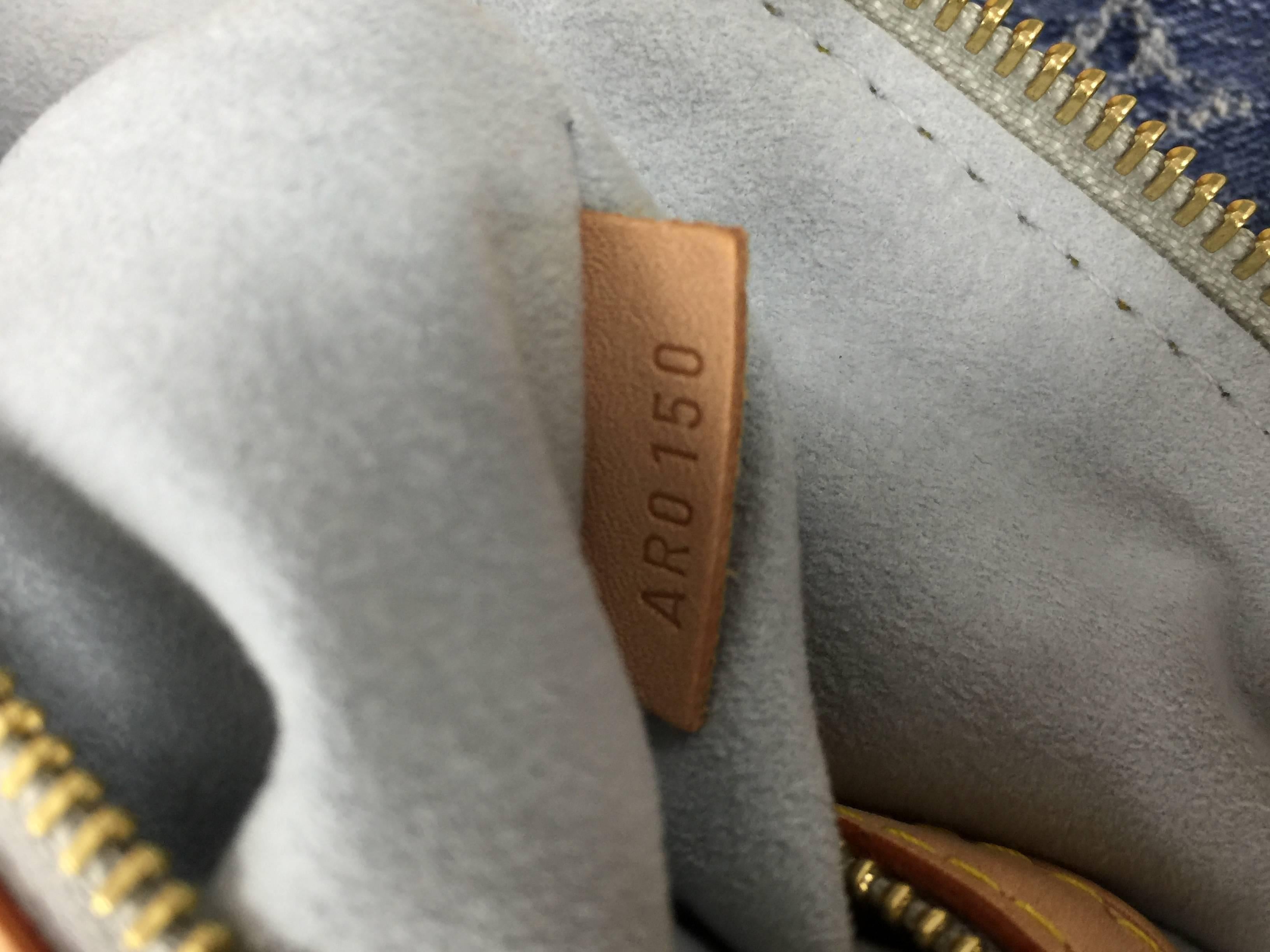 Louis Vuitton Sunburst Handbag Denim PM 2