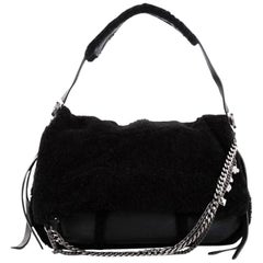 Jimmy Choo Biker Bag Shearling Large