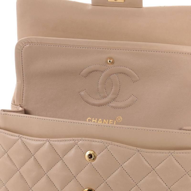 Chanel Vintage Classic Double Flap Bag Quilted Lambskin Small 4