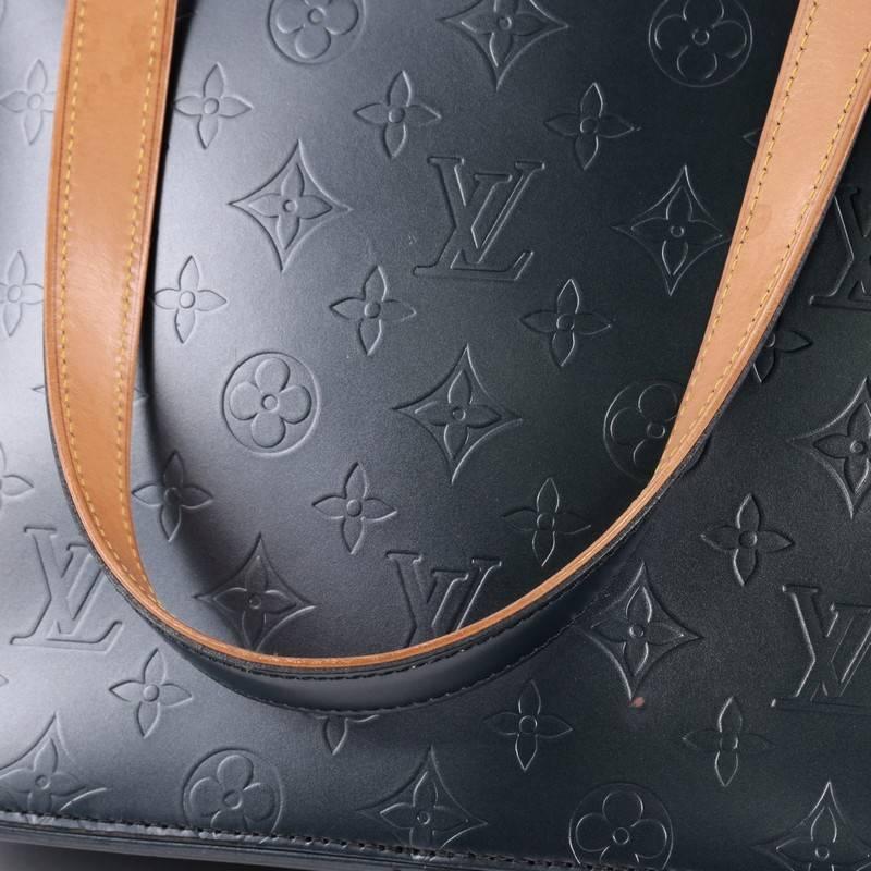 Louis Vuitton Mat Stockton Handbag Monogram Vernis 1