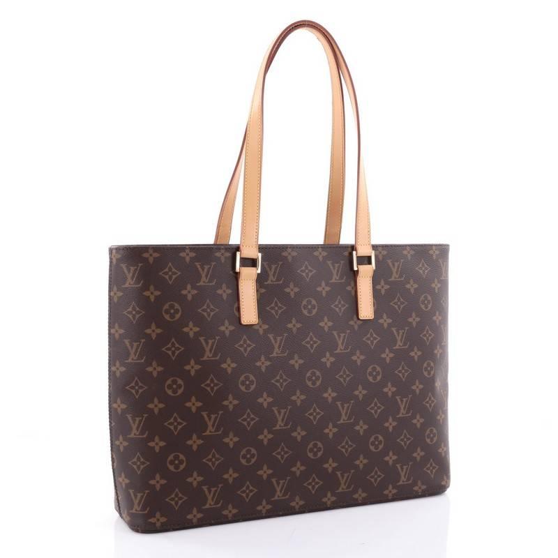 Louis Vuitton Luco Handbag Monogram Canvas In Good Condition In NY, NY