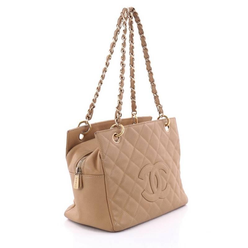 chanel caviar petite shopping tote