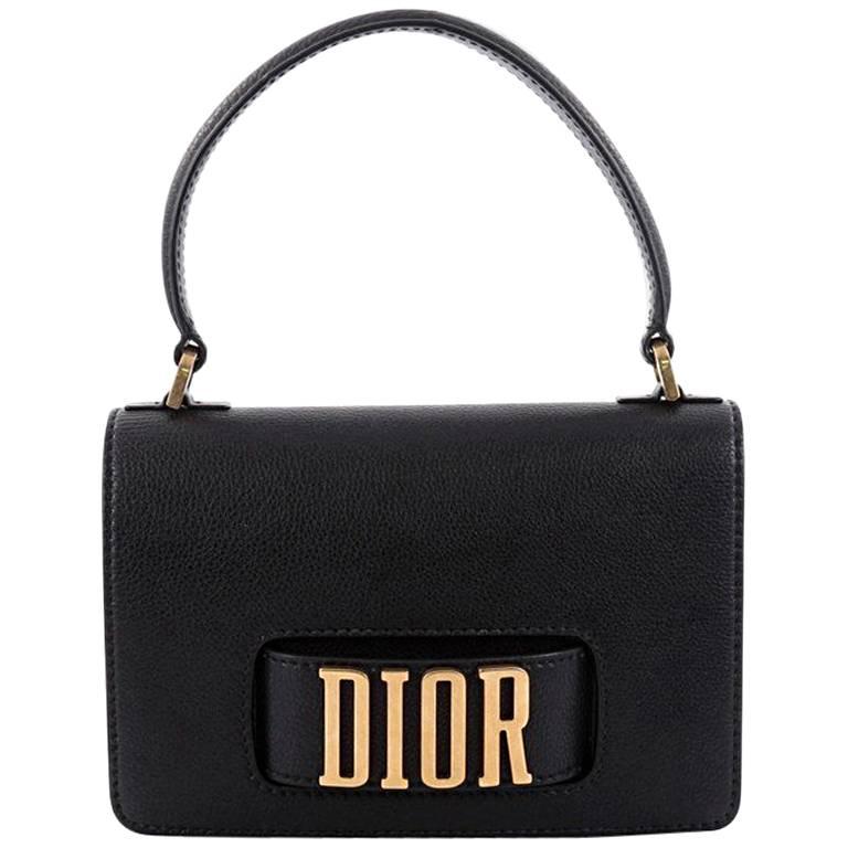 Christian Dior Dio(r)evolution Top Handle Flap Bag Leather Medium at