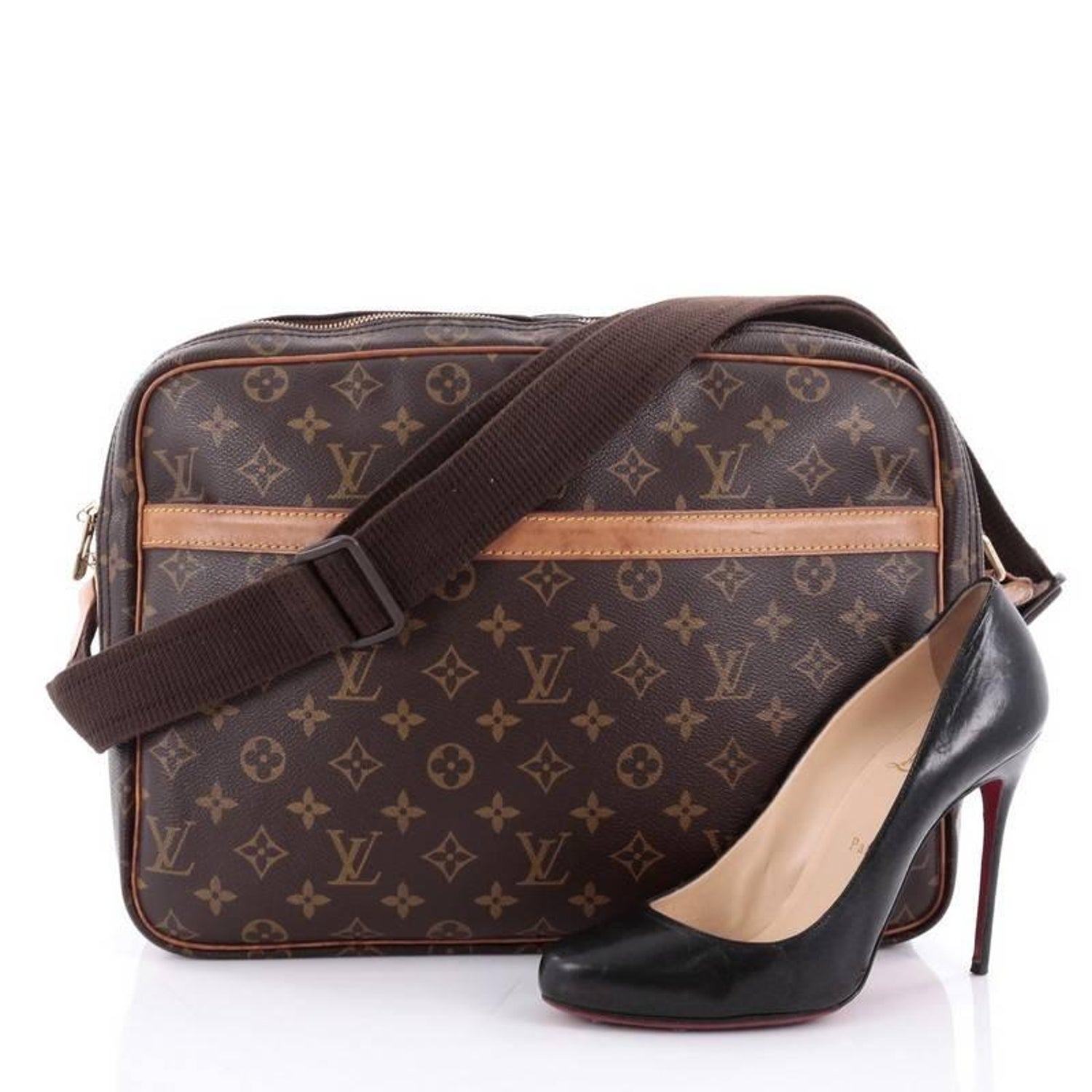 Louis Vuitton Reporter Bag Monogram Canvas Gm At 1stdibs