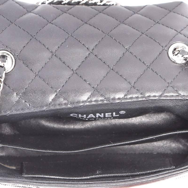 Chanel Camellia Follies Flap Bag Embroidered Lambskin Extra Mini In Good Condition In NY, NY