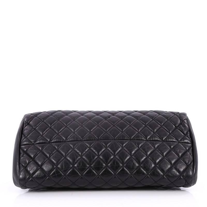 Chanel Just Mademoiselle Handbag Quilted Aged Calfskin Medium 1