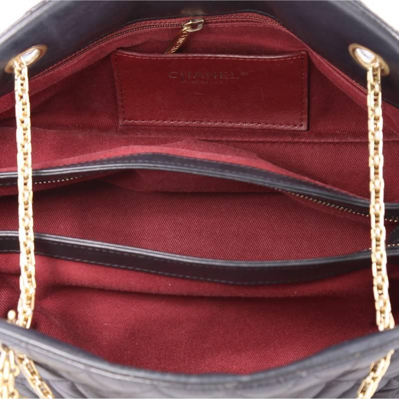 Chanel Just Mademoiselle Handbag Quilted Aged Calfskin Medium 2
