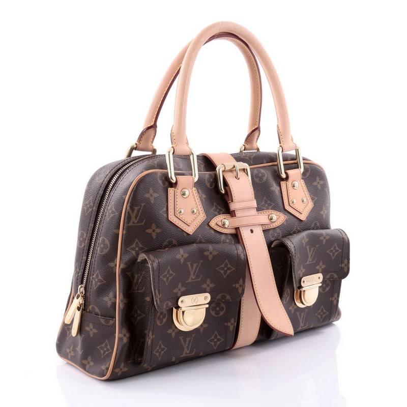 Louis Vuitton Manhattan Handbag Monogram Canvas GM In Good Condition In NY, NY