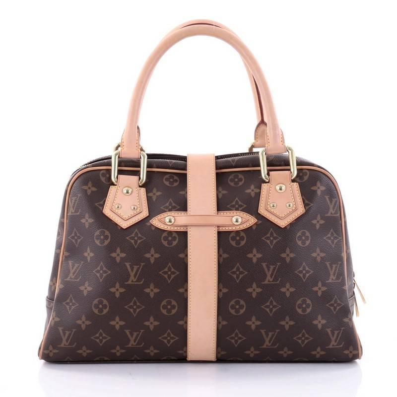 Women's or Men's Louis Vuitton Manhattan Handbag Monogram Canvas GM