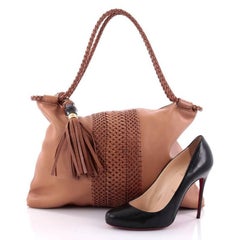 Gucci Handmade Shoulder Bag Leather Medium