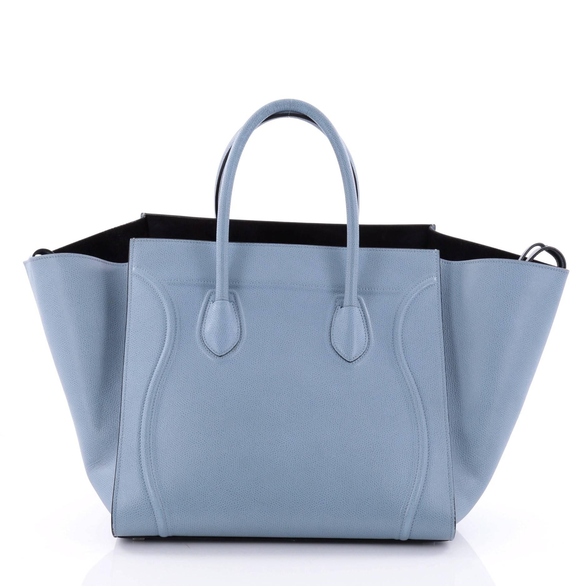 Women's or Men's Celine Phantom Handbag Textured Leather Medium