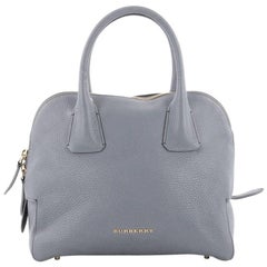 Burberry Greenwood Bowling Bag en cuir grainé petit modèle