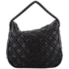 Chanel Hidden Chain Hobo Quilted Lambskin Large