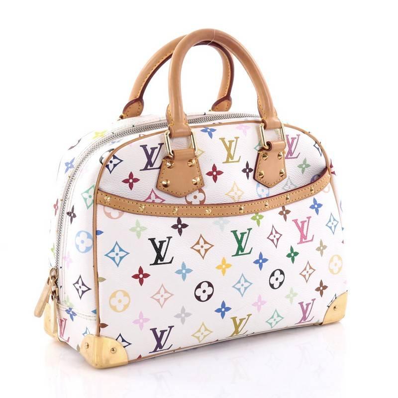 Louis Vuitton Trouville Handbag Monogram Multicolor In Good Condition In NY, NY