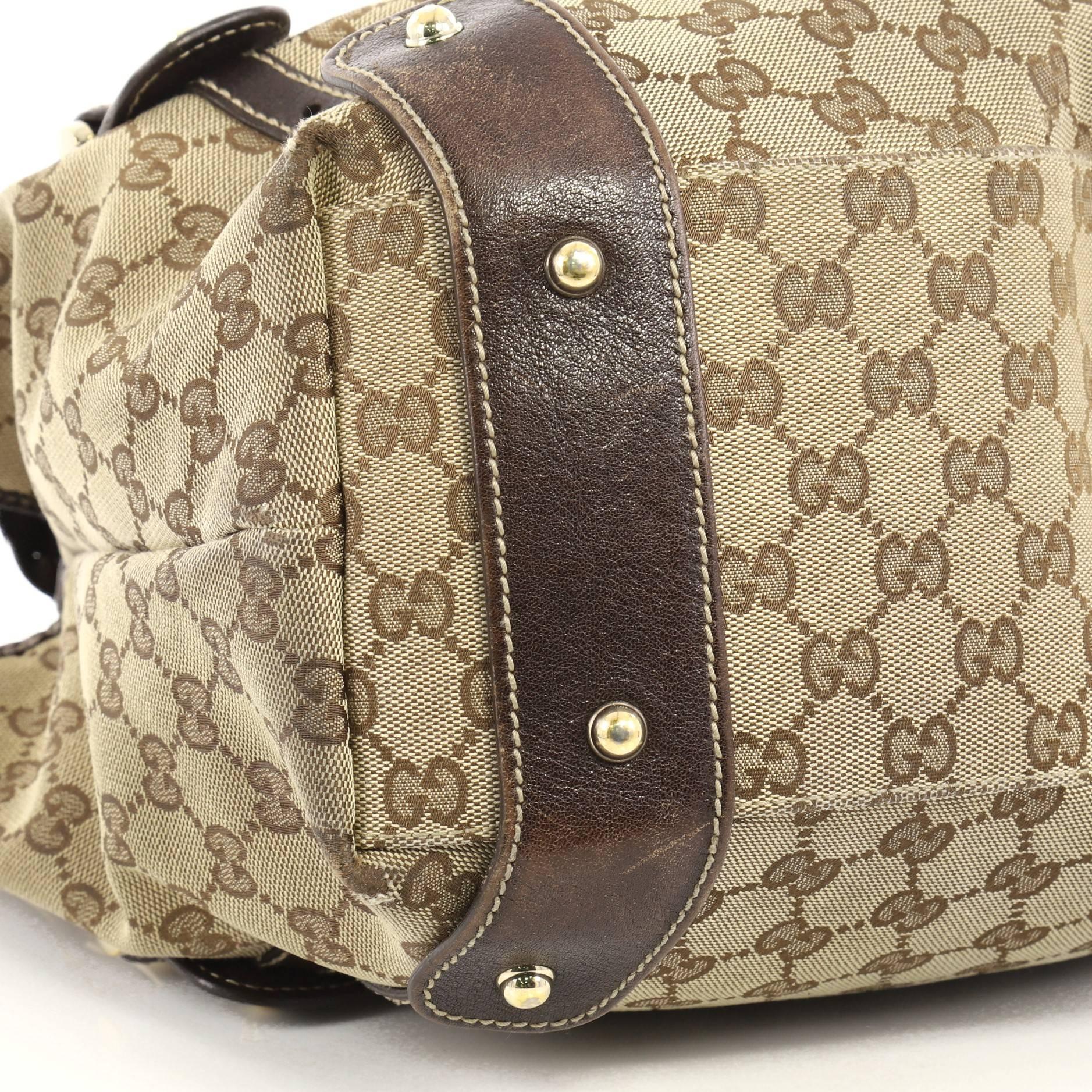 Gucci Pelham Shoulder Bag GG Canvas Medium In Fair Condition In NY, NY