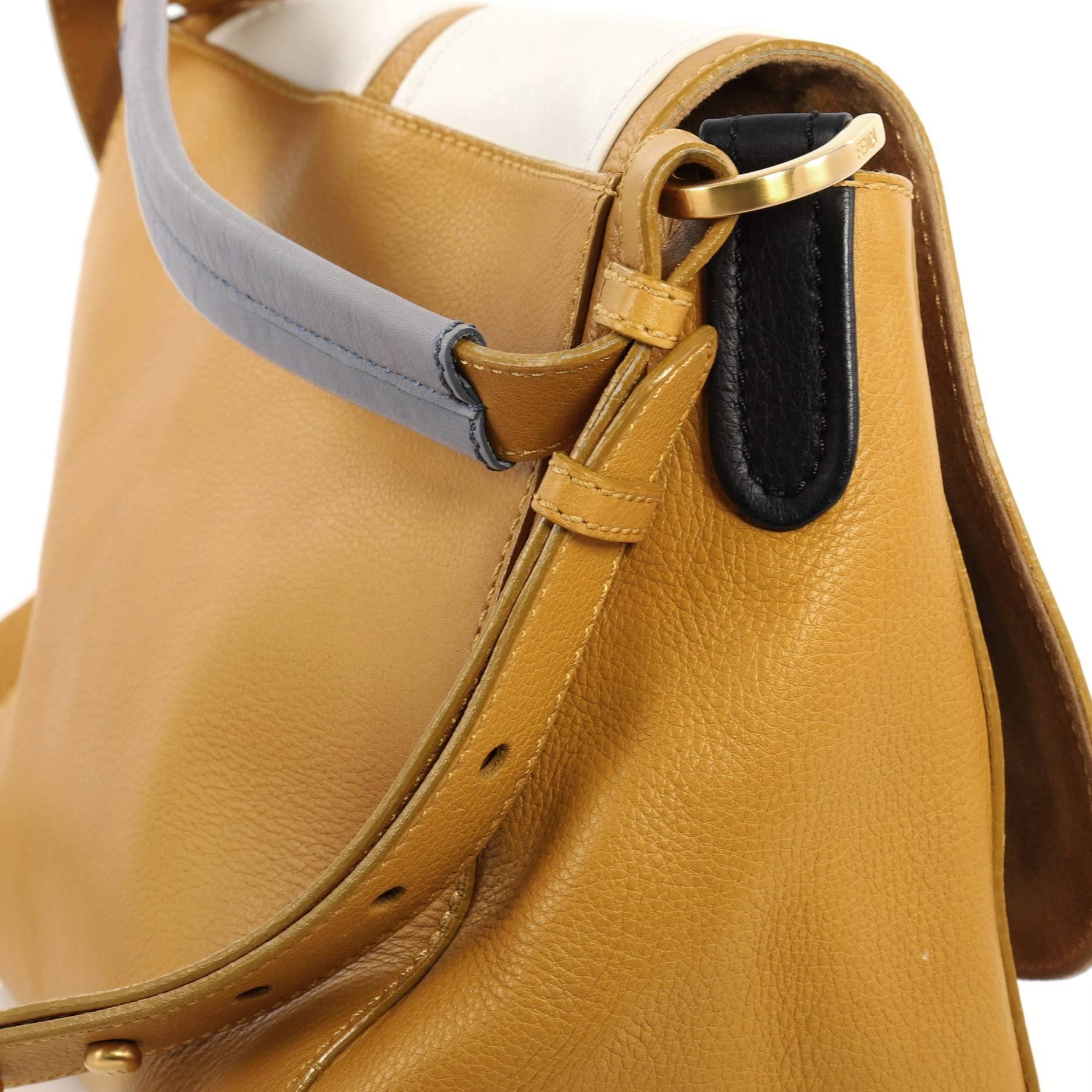 Fendi Anna Flap Bag Leather 2