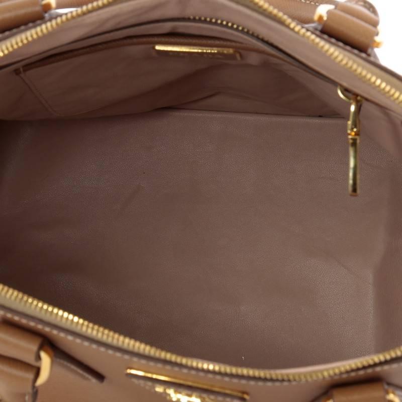 Prada Bicolor Promenade Handbag Saffiano Leather Medium 2