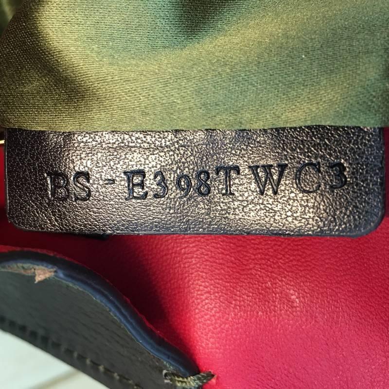 Valentino Glam Lock Shoulder Bag Camo Leather and Canvas Medium 3