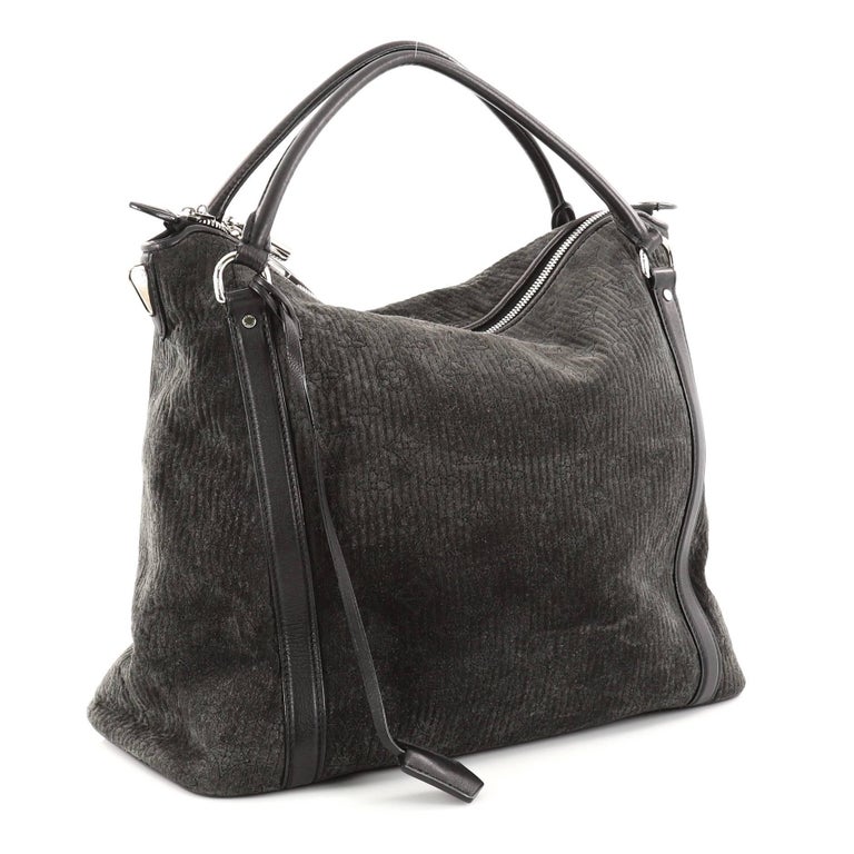 Louis Vuitton Antheia Ixia Handbag Suede MM at 1stDibs