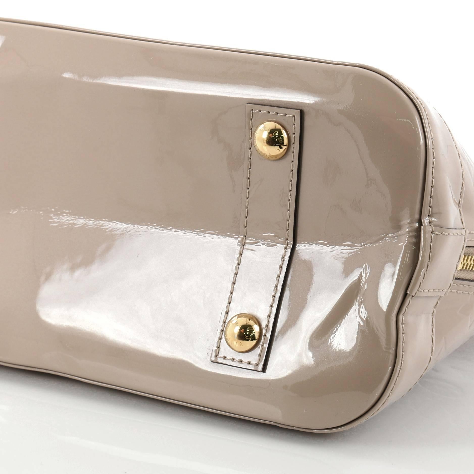 Louis Vuitton Alma Handbag Monogram Vernis PM  3