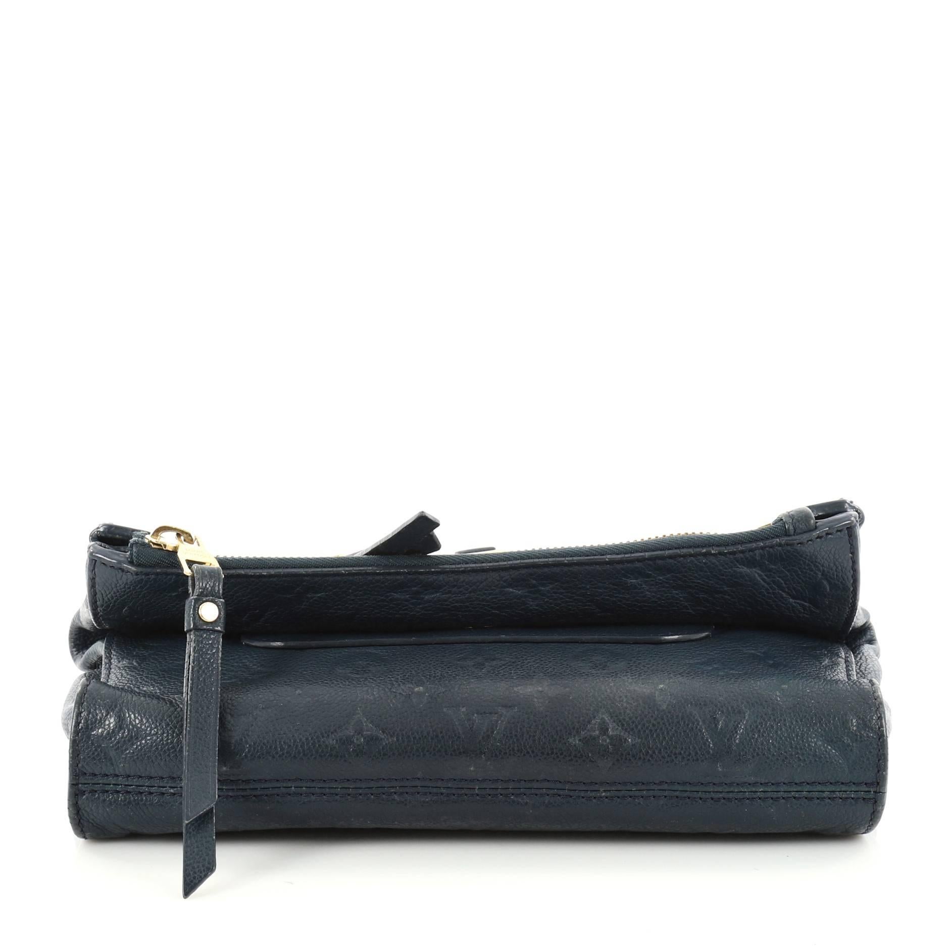 Women's Louis Vuitton Petillante Clutch Monogram Empreinte Leather 