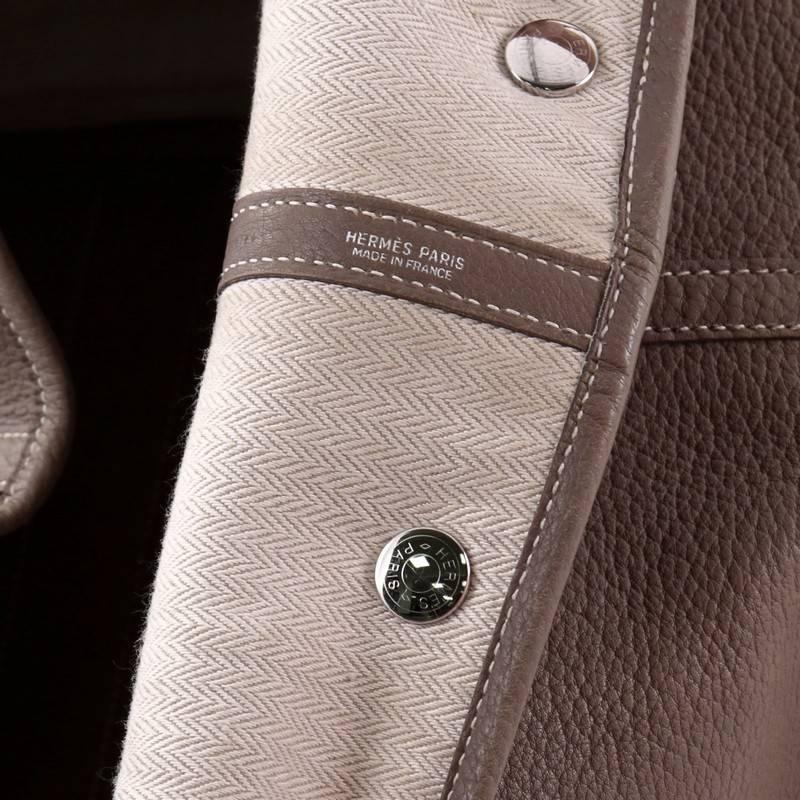 Hermes Garden Party Tote Leather 36 In Good Condition In NY, NY